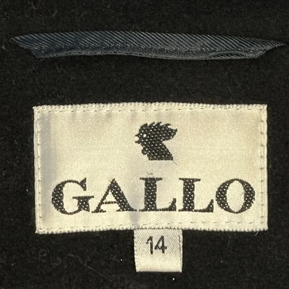 Cashmere Wool GALLO | Full Length Button Up Collared Over Coat Jacket